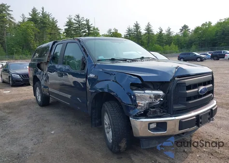 2017 Ford F150 Super Cab из США, поврежденный, VIN 1FTEX1E8XHFC74031